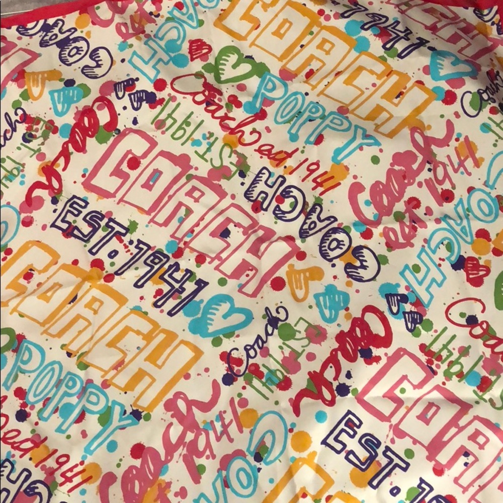 Silk coach scarf